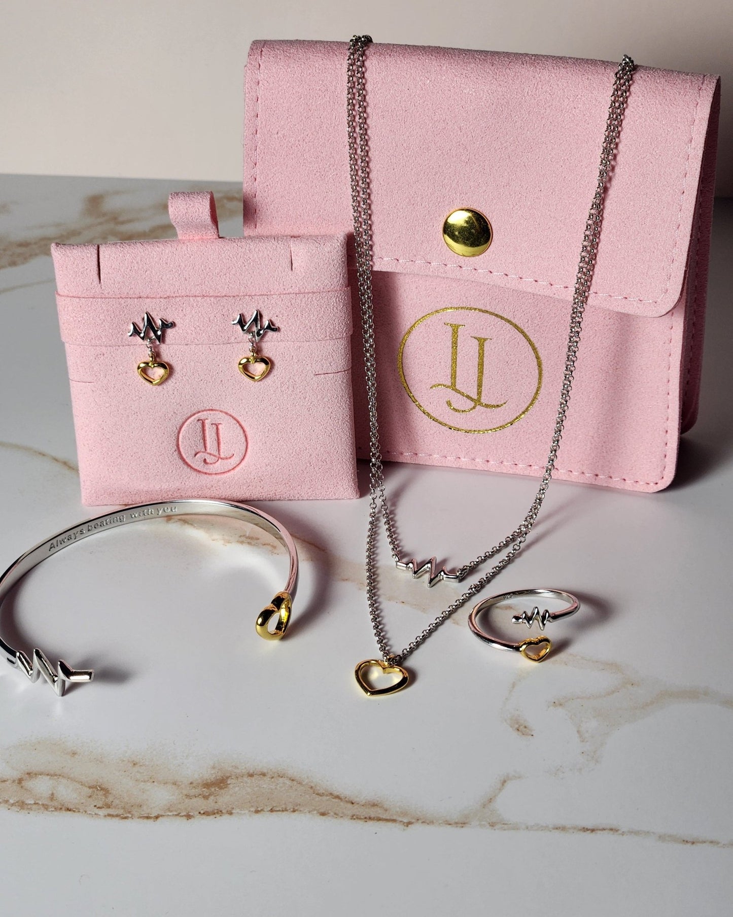 Heartflow Duo Necklace - Lioren Jewels