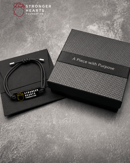Stronger Hearts ID Cord Bracelet - Lioren Jewels