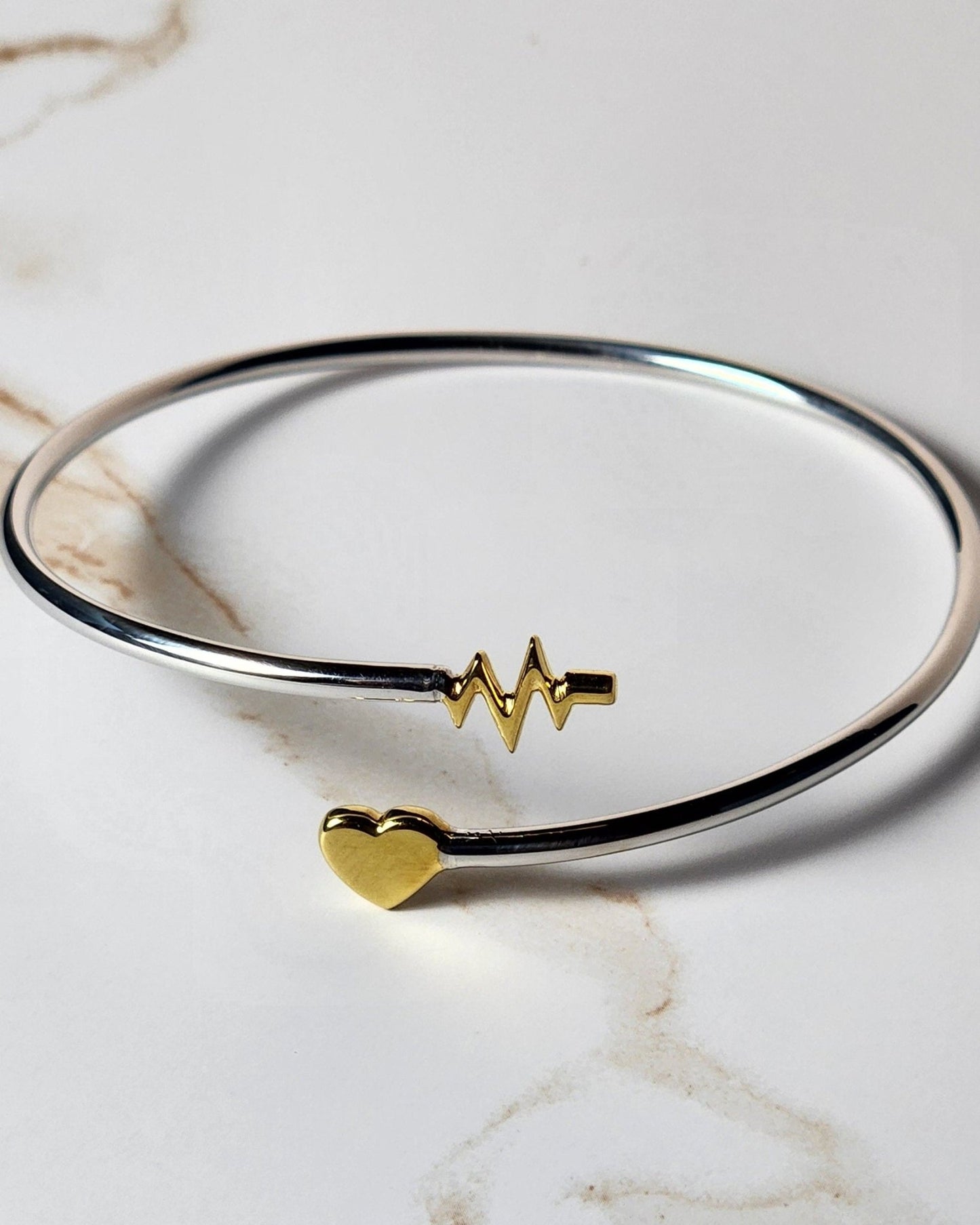 Heartbeat Embrace Bracelet - Lioren Jewels