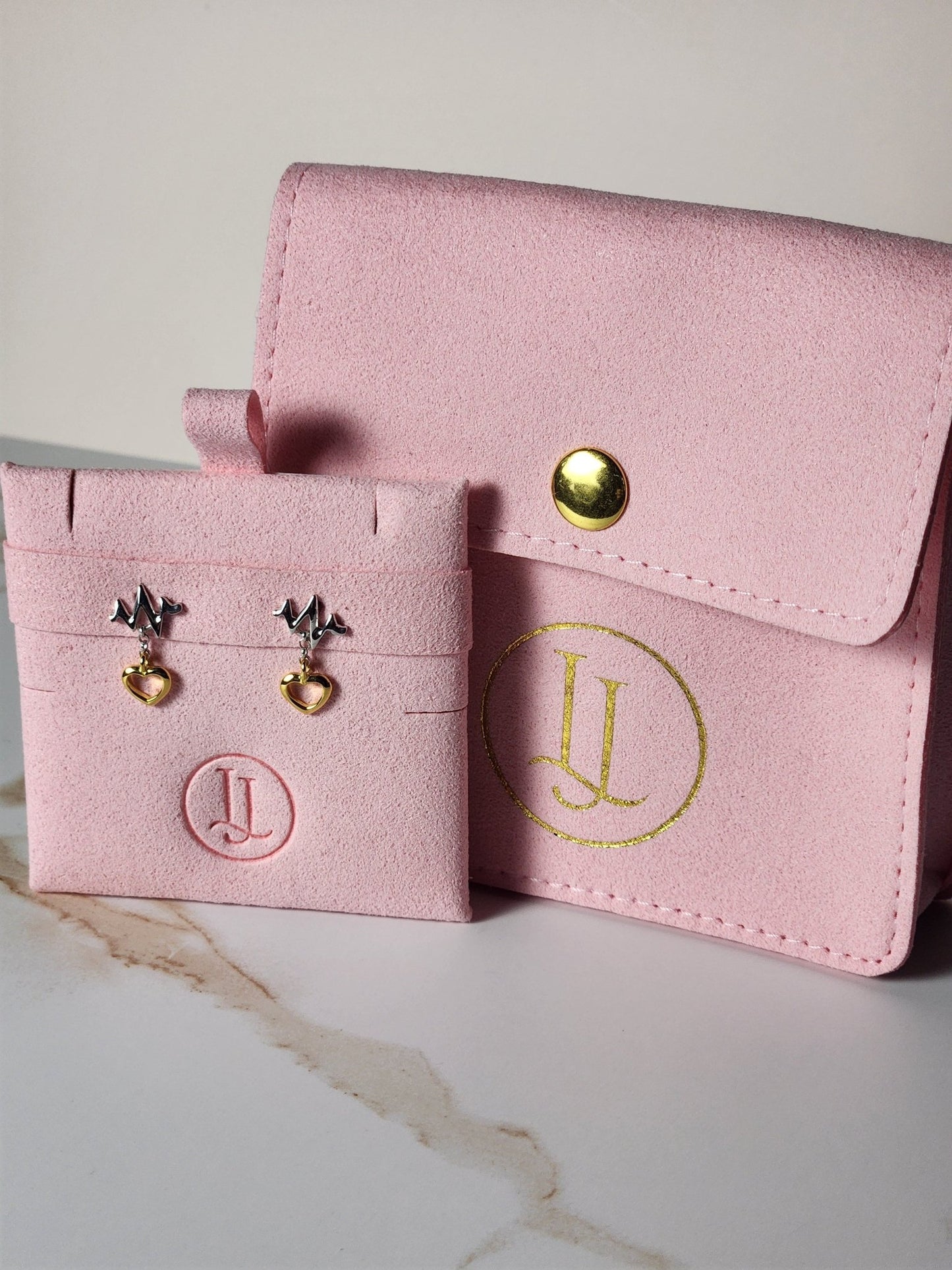 Heartbeat Drop Earrings - Lioren Jewels