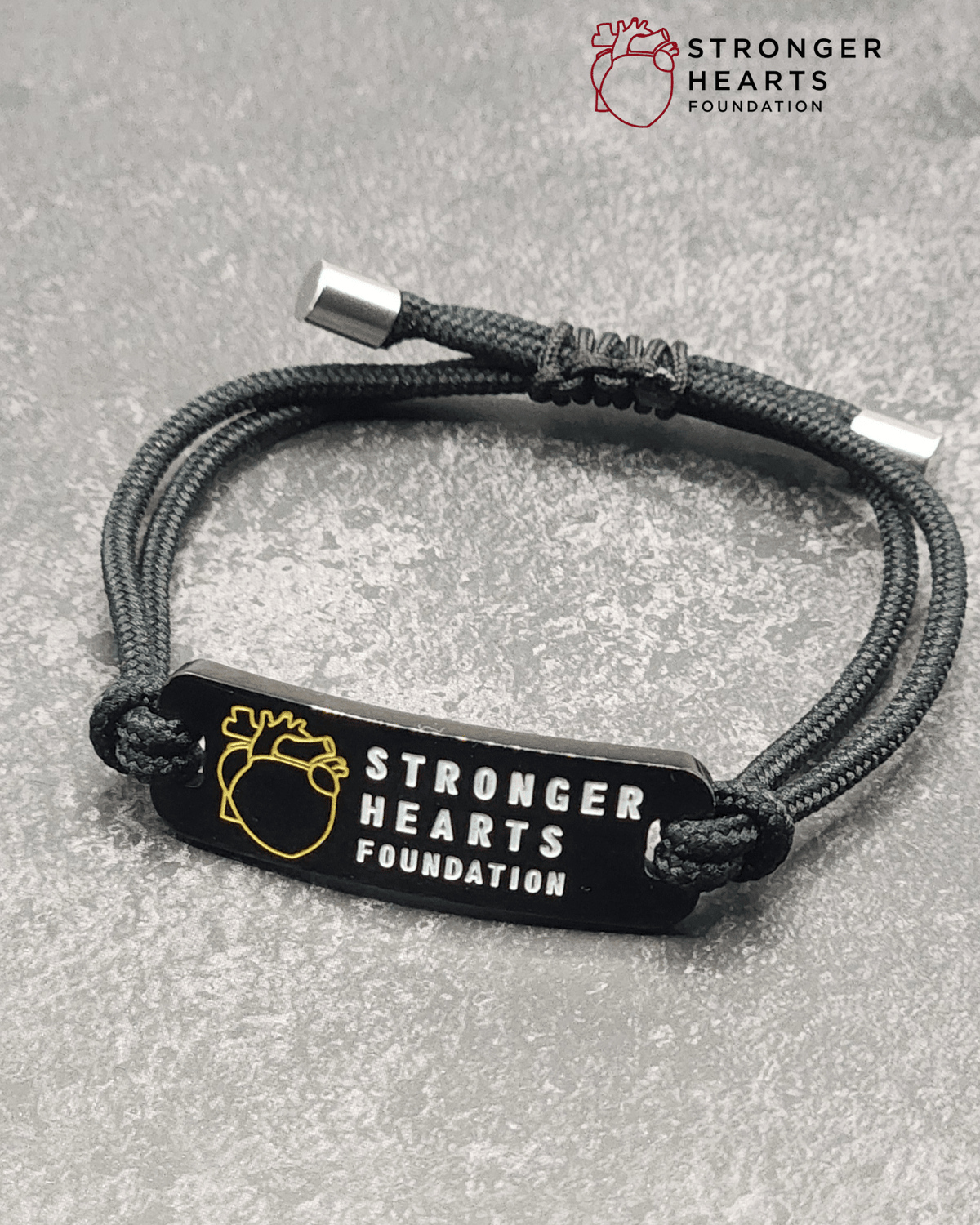 Stronger Hearts ID Cord Bracelet - Lioren Jewels
