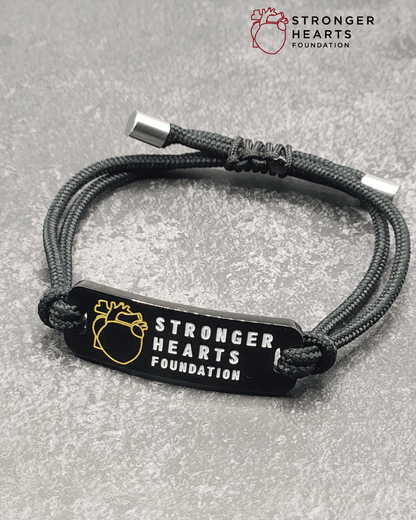 Stronger Hearts ID Cord Bracelet - Lioren Jewels