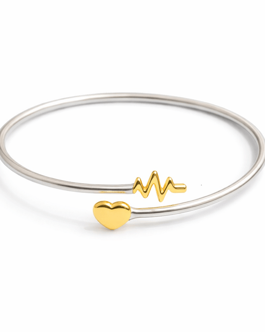 Heartbeat Embrace Bracelet - Lioren Jewels